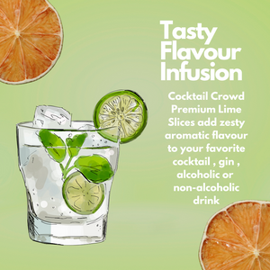 Cocktail Crowd Premium Dried Lime Slices